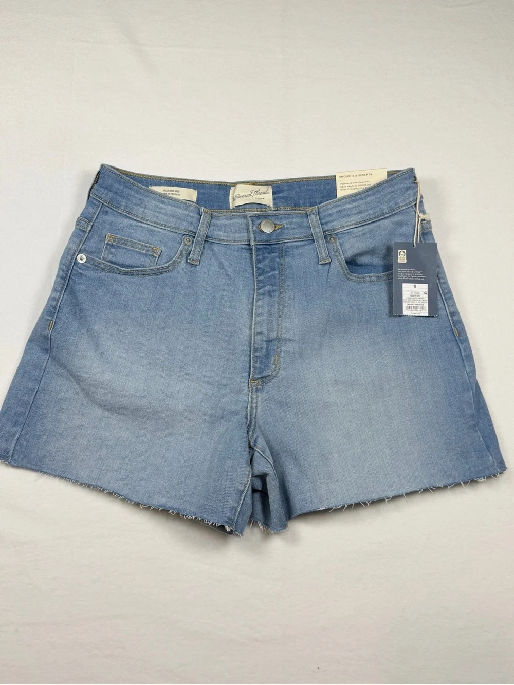 NWT Universal Thread High-Rise Midi Denim Shorts - Size 8/29